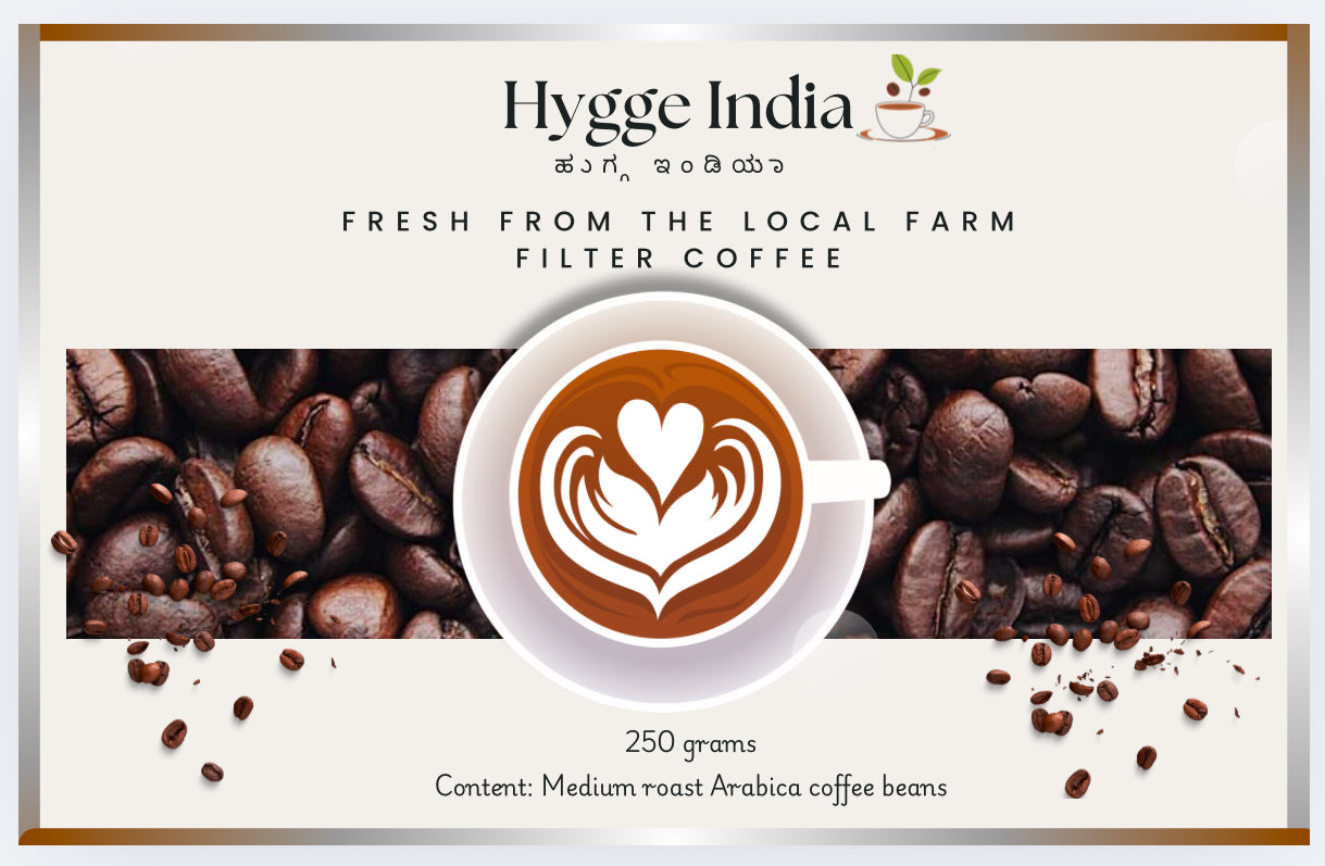 Medium roast specialty 100% Arabica coffee beans (250 gms)